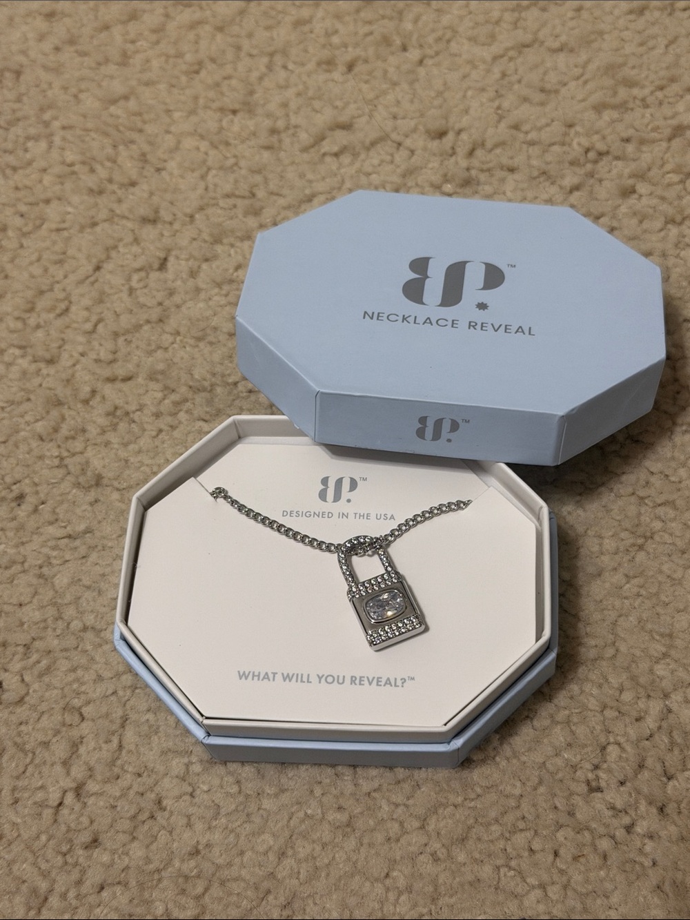 Bomb party Silver Lock Pendant Necklace